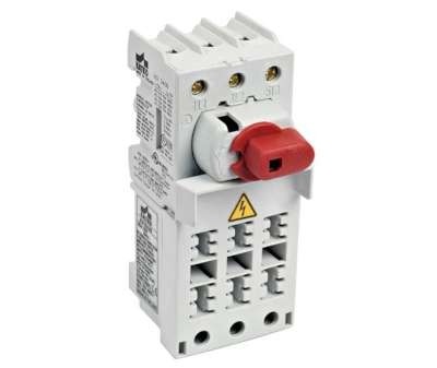 Interrupteur de sécurité avec porte-fusible, KV 10x38, AC-23 32A/15kW, 3 pôles