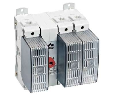 Interrupteur-sectionneur porte-fusibles AC-22:80A 3 pôles NT solid neutral