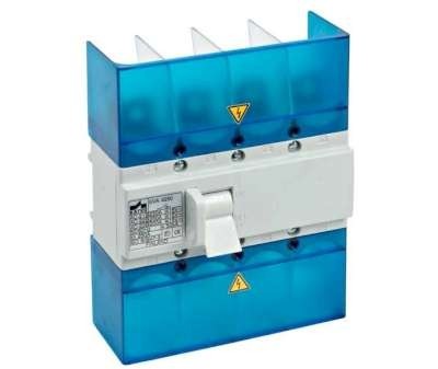 Interrupteur-sectionneur à levier AC-22:250 A 4 pôles incl. couvercle de bornes et barrières de phase red toggle