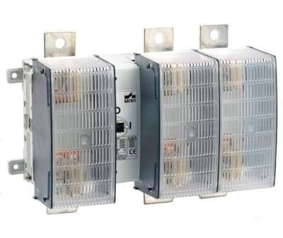 Interrupteur-sectionneur porte-fusibles AC-22:630A 3 pôles NL detachable neutral