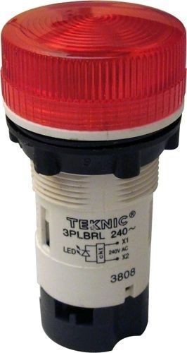 Voyant rouge LED 12-24V Ø22mm MB Plastique