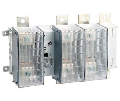 Interrupteur-sectionneur porte-fusibles AC-22:630A 4 pôles F Fuse switched neutral