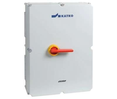 Interrupteur-sectionneur de sécurité AC-21:630A AC-23:630A MF04 coffret polycarbonate 4 pôles jaune/rouge