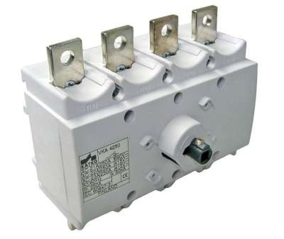 Interrupteur-sectionneur rotatif AC-21:200 A 4 pôles incl poignée & shaft