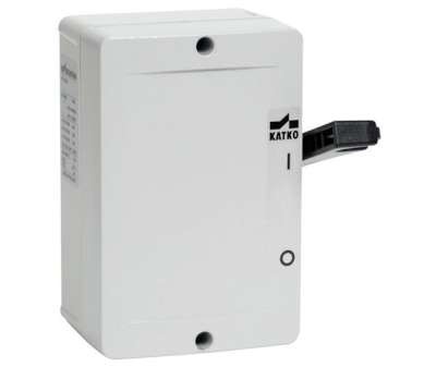 Interrupteur-sectionneur actionné latéralement AC-21:63 A AC-23:40 A 4 pôles A2 coffret aluminium