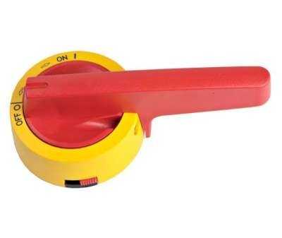 Handle LK13 Y/R for KVKE/VKE 200-630 A, KU 315-800 A, jaune/rouge