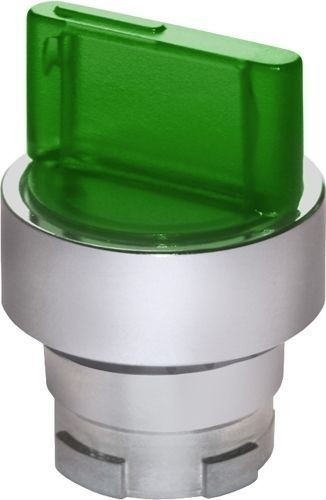 Sélecteur de position lumineux métal vert (G)(D)