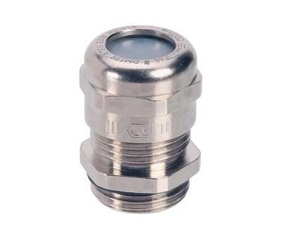 Presse-étoupe ATEX avec serre-câble, IP68, laiton nickelé, M32