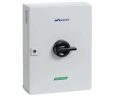 Interrupteur-sectionneur de sécurité AC-21:200 A AC-23:200 A TR02 coffret en tôle d''acier 4 pôles