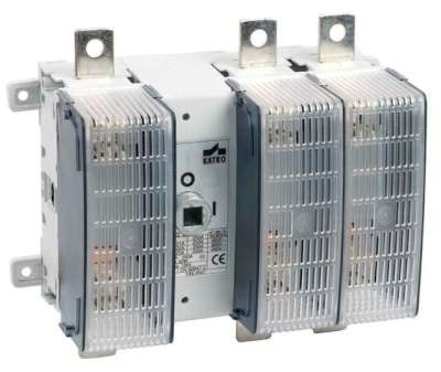 Interrupteur-sectionneur porte-fusibles AC-22:250A 3 pôles NL detachable neutral