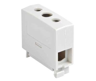 Borne KC 1x35 Empreinte PZ2 gris