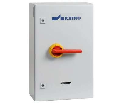 Interrupteur-sectionneur de sécurité AC-21:315 A AC-23:315 A TR03 coffret en tôle d''acier 3 pôles jaune/rouge