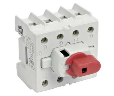 Interrupteur-sectionneur rotatif AC-21:40A 4 pôles DIN-rail mounting