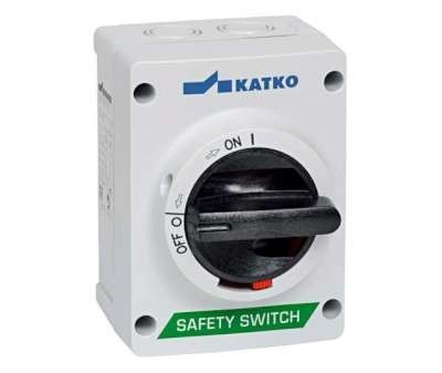 Interrupteur-sectionneur de sécurité AC-21:40 A AC-23:25 A coffret ABS U2 4 pôles