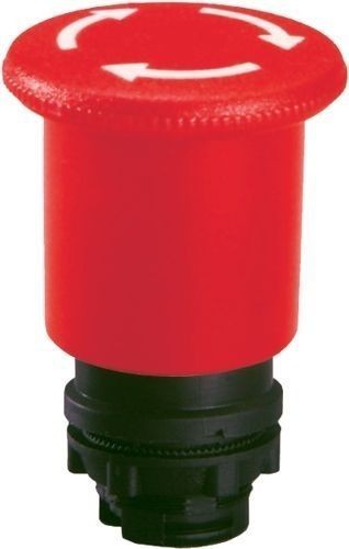 Arrêt d´urgence Plastique 40mm 1/4 tour brusque rouge