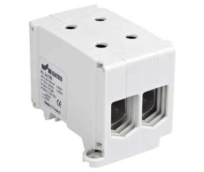 Borne KL 2x150 Empreinte Hex 6 gris