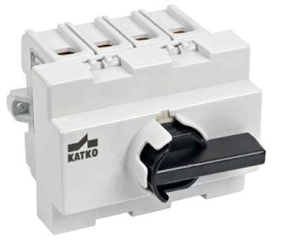 Plaque frontale pour KU and VKA Interrupteur-sectionneures 16-160A for VKA 3-4P gris plate, black direct poignée