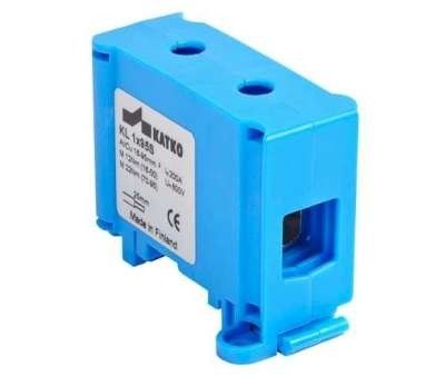 Borne KL 1x95N Empreinte Hex 6 bleu