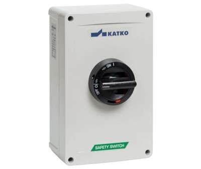 Interrupteur-sectionneur de sécurité AC-21:40A A3 coffret aluminium 6 pôles