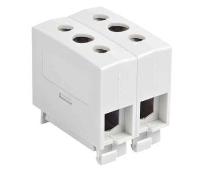 Borne KC 2x16 Empreinte PZ2 gris