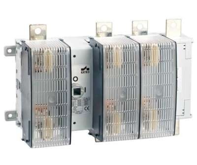 Interrupteur-sectionneur porte-fusibles AC-22:400A 4 pôles F Fuse switched neutral