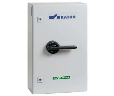 Interrupteur-sectionneur de sécurité AC-21:250 A AC-23:250 A TR03 coffret en tôle d''acier 3 pôles